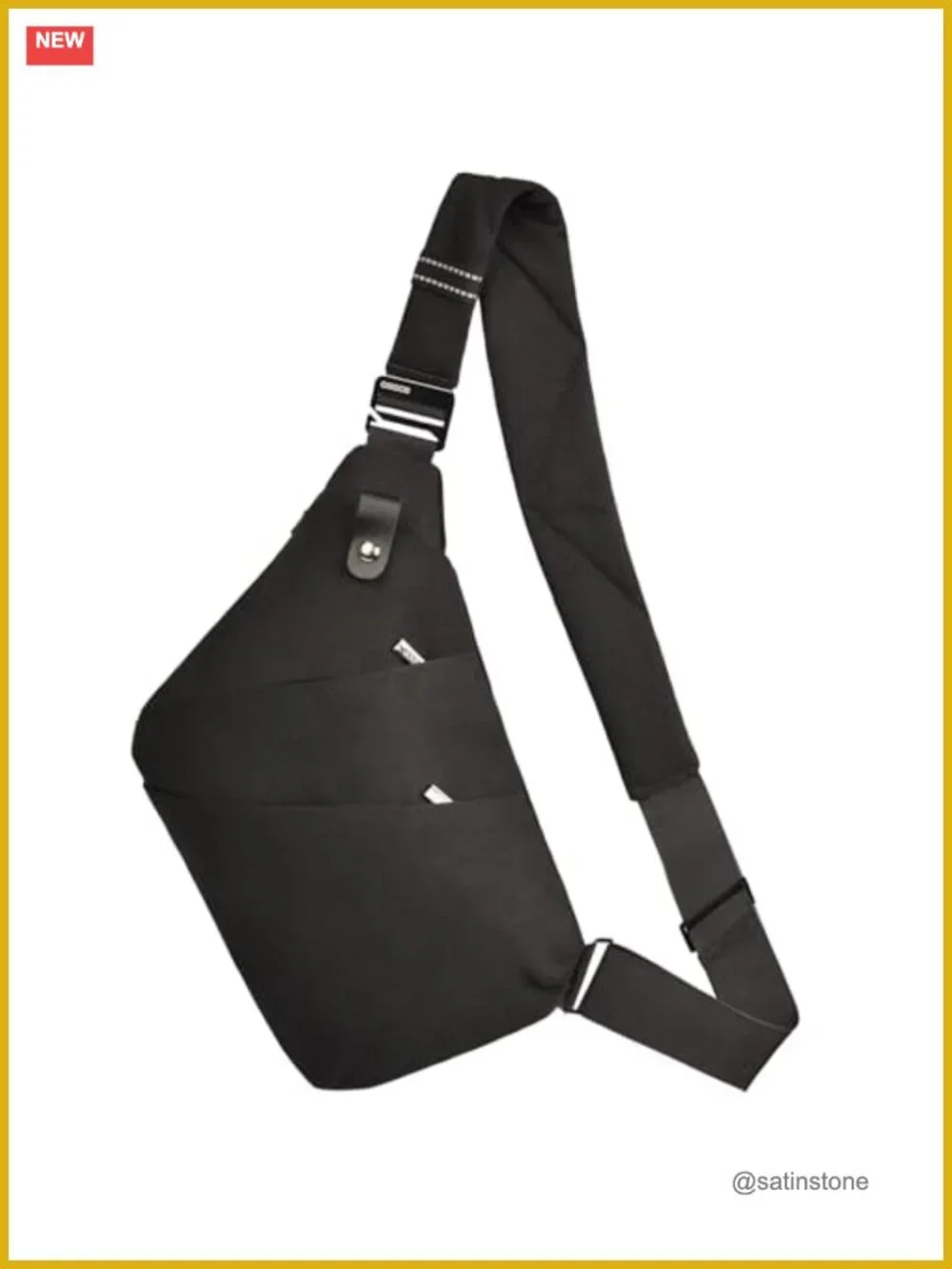 OSOCE Nylon Sling Bag Anti Theft Crossbody Chest Pack for Travel Hiking
